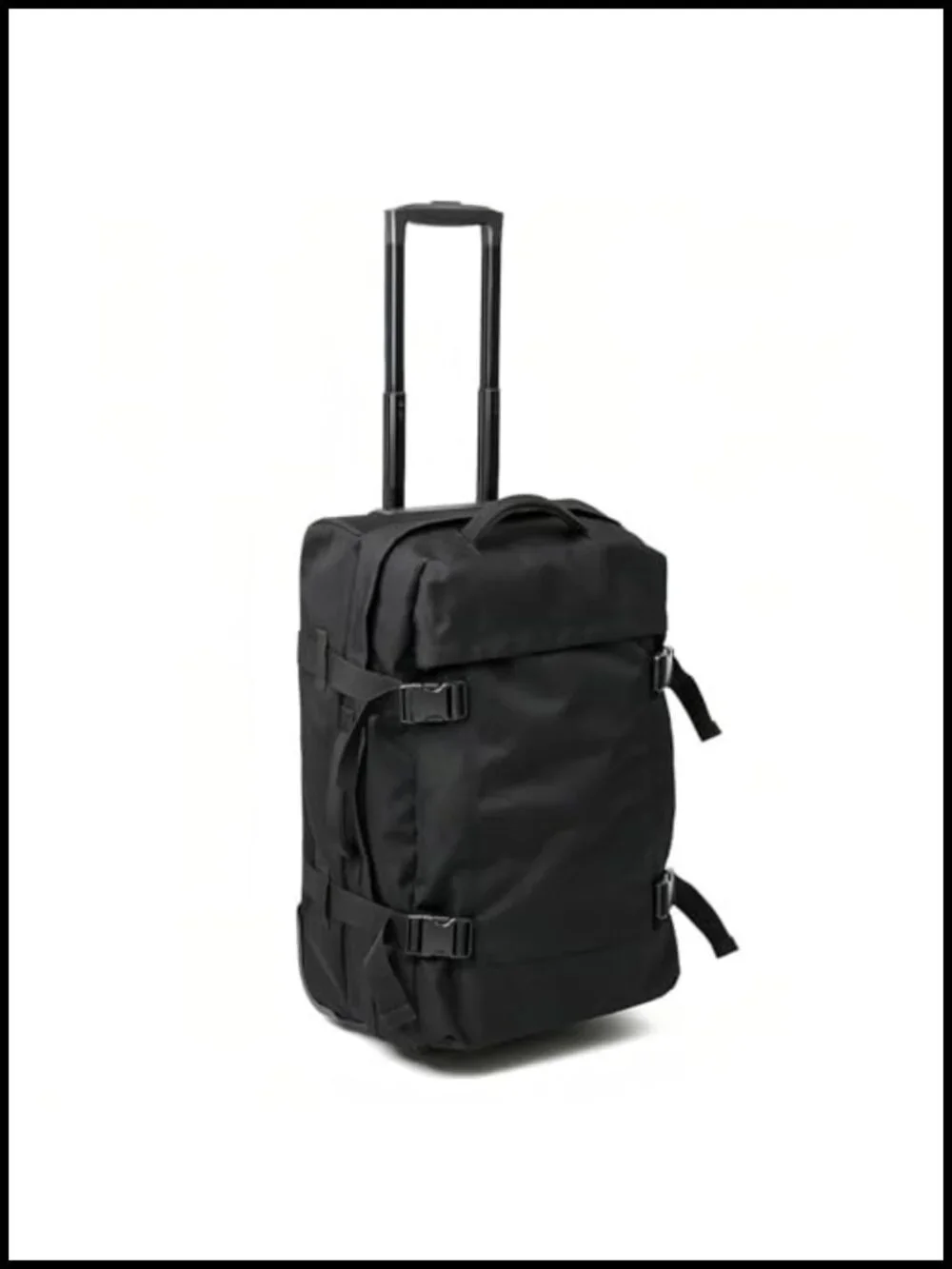 Rolling Duffle Bag with Wheels, 60L Travel Suitcase, 900D Nylon, Telescopic
